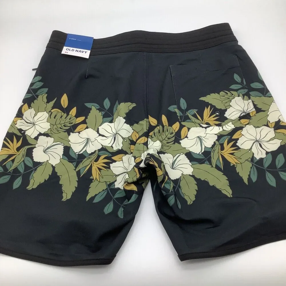 Old Navy Mens Floral Board Shorts Size‎ 30 NWT